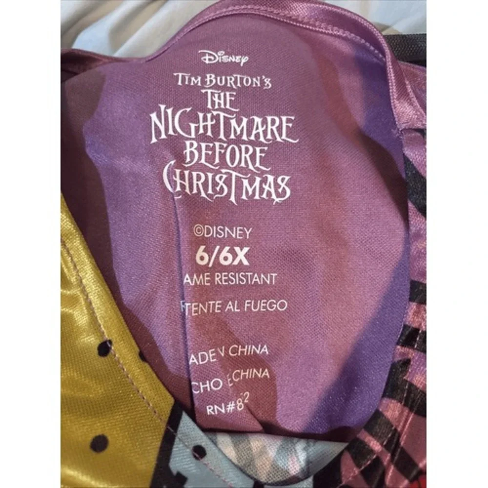Nightmare Before Christmas Halloween Girls Fantasy Gown,‎ Size 6/6X Color Black